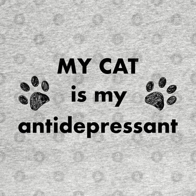 My cat is my antidepressant by GULSENGUNEL